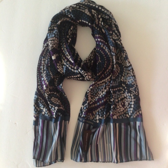 ADRIENNE VITTADINI VINTAGE SILK SCARF - Picture 4 of 8